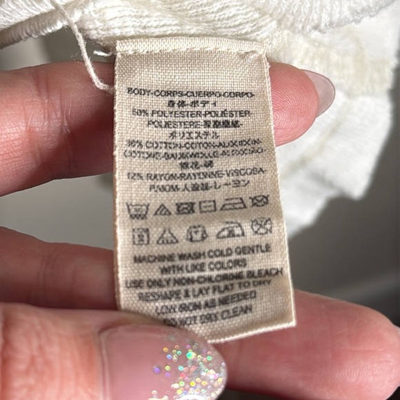 Free People We the Free Split Back Turtleneck Shirt Size Large - Picture 4 of 5